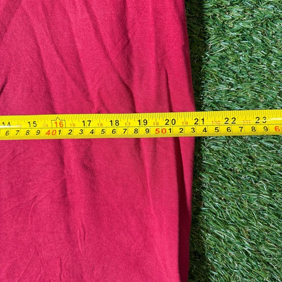 Alabama Crimson Tide Auburn Fan Joke Shirt L Red NCAA College Rivalry Distressed - Picture 8 of 8